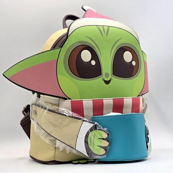 Loungefly Star Wars The Mandalorian The Child with Mug Holiday Mini Backpack main image 10
